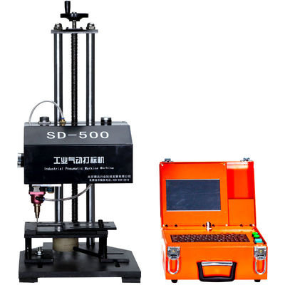0.012-0.6mm Printing Depth Pneumatic Marking Machine For Advertising